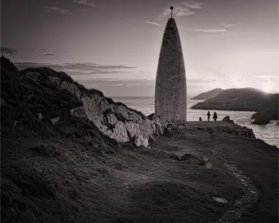 The beacon at Baltimore, West Cork